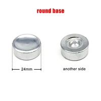 Outil de poinçonnage pour 10mm, 12.5mm, 15mm, métal, pas de couture, veste en cuir, manteau, sac, vêtements, presse, Popper, bouton-pression, bouton-pression, goujon de réparation