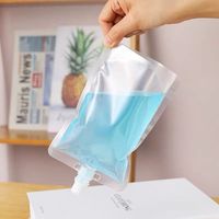 Pochette à bec verseur biodégradable de 250 ml de Chine / Sachet à bec verseur transparent / Pochette à eau autoportante transparente
