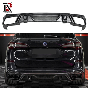 Adatto per <span class=keywords><strong>2018</strong></span> a 2025 BMW <span class=keywords><strong>X5</strong></span> G05 G05lci vera fibra di carbonio LD stile labbro posteriore - Product Image 1