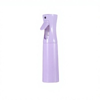 Bouteille de pulvérisation capillaire continue personnalisée 200ml 500ml, flacon pompe en plastique PET avec impression sérigraphiée pour les soins capillaires