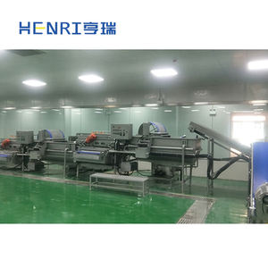 جهاز غسيل الفواكه والخضروات بنظام تنقية المياه ، آلة غسيل دوامة دوارة - Product Image 1