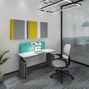 Modern Electric Height-Adjustable Standing <b>Desk</b> Workstation Office Computer Partition Cubicle Table Home School Modular Usage - Product Image 1