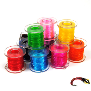 Filo Elastico Trasparente 8M/Rotolo per Costruzione Mosche, Materiale per Corpo e Ali, Disponibile in Verde, Rosso, Marrone e Altri Colori - Product Image 5