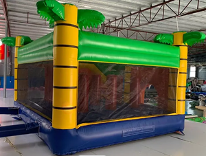 Inflatables <strong>Tiger</strong> Combo Bouncer Jungle <strong>Jumpers</strong> <strong>Tiger</strong> Animal Inflatable Bouncer Bounce House With Slide - Product Image 5