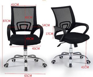 Silla de oficina ejecutiva moderna de malla, giratoria, convertible, duradera, para uso en oficina, silla de rodillas - Product Image 5