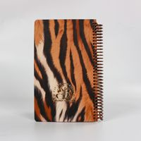 Carnets à spirale A6 à motif tigre original - Carnet de notes au design attrayant, série animale, pour étudiants et bureaux, bloc-notes