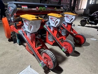 Transplanteur efficace de machine de semoir de boîte de vitesse de trois rangées pour la fertilisation de semis de profil d'imitation de terrain de sorgho de maïs