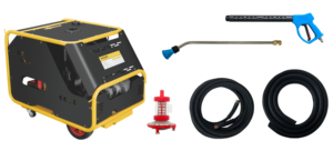 Nettoyeur haute pression à eau chaude 5,5 kW à étanchéité améliorée, réduit les fuites de liquide lors des tâches de nettoyage commercial continu - Product Image 6