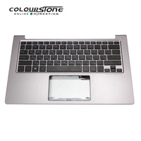 Penutup Atas Palmrest Laptop UX303UB RU untuk Zenbook UX303U UX303UA UX303UB dengan Bingkai Perak Pengganti Notebook