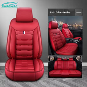 Sıcak satış kırmızı deri koltuk kapakları evrensel kafa bel yastığı her mevsim Mustang otomotiv ürünleri için büyük miktarlarda - Product Image 2