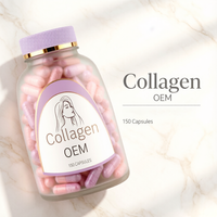 Capsules de collagène OEM, 150 unités, complément alimentaire pour la beauté de la peau, les cheveux et les ongles, soin de la peau, complément alimentaire