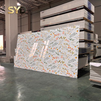 Fabricant direct de feuilles de marbre PVC UV pour revêtement mural avec designs de surface personnalisés
