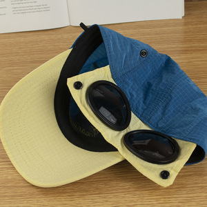 Nouveauté chapeau de pilote casquette de lunettes inversée 5 panneaux chapeaux de <span class=keywords><strong>camping</strong></span> à séchage rapide casquette de baseball à oreilles de chat de couleur assortie - Product Image 4