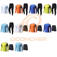 Nouvel ensemble uniforme de gardien de but de football personnalisé 2026 à manches longues pour enfants et adultes – Tenue de compétition de football