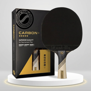 Paleta <span class=keywords><strong>de</strong></span> <span class=keywords><strong>Tenis</strong></span> <span class=keywords><strong>de</strong></span> <span class=keywords><strong>Mesa</strong></span> <span class=keywords><strong>de</strong></span> Fibra <span class=keywords><strong>de</strong></span> Carbono, 5 Estrellas, Profesional, Raqueta <span class=keywords><strong>de</strong></span> Ping Pong <span class=keywords><strong>de</strong></span> Alto Giro, Aprobada por la ITTF - Product Image 1
