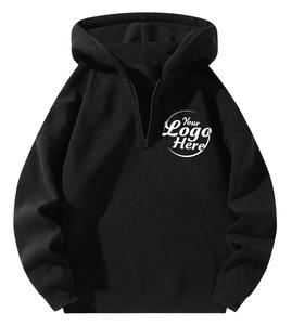 Wholesale Custom Pattern Logo Men's Pullover <b>Long</b> Sleeve Breathable Knitted Hoodies Casual Drop Shoulder <b>Sweatshirts</b> for Autumn - Product Image 1