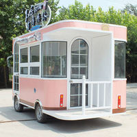 Concession mini remorque alimentaire portable chariot à dessert kiosque de café à vendre camion de nourriture mobile avec cuisine complète