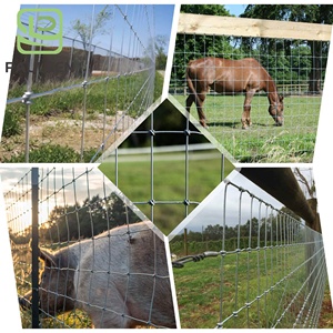 등반 말 펜싱 목초지 말 울타리 2x4'' 간격 구멍 독점 스퀘어 딜 매듭 농장 와이어 울타리 - Product Image 4