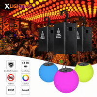 Kinetische RGBW LED-Hebebälle mit DMX512-Windensystem für TV-Shows, Studios, Kirchen und Bühnen