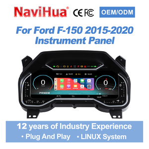 Tableau de bord numérique Navihua avec système Linux, Carplay, compteur automatique, cockpit virtuel pour Ford F150 2015-2020 - Product Image 2