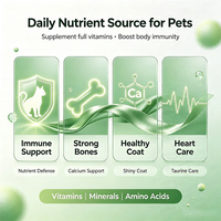 Complément Multivitaminé pour Animaux de Compagnie en Comprimés, Direct Usine, Complexe Multi-Minéraux et Acides Aminés, Soutien à la Croissance, Anti-Taches Lacrymales, Chiens et Chats, OEM