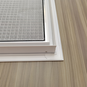 Nhôm eggcrate lưới tản nhiệt bản lề lõi C/W lọc trần loại vuông eggcrate trở lại lưới tản nhiệt không khí - Product Image 2