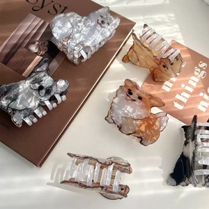 Pinces à cheveux en forme de chien, pinces à cheveux mignonnes pour cheveux courts et longs, pinces à cheveux en acétate de cellulose pour femmes, filles et amoureux des chiens - Product Image 4