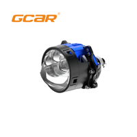 Projecteur LED triple laser GCAR, lentille à double puce, 65W 85W haute puissance, 3000K Jaune & 6000K Blanc, phare avant de voiture, garantie 2 ans