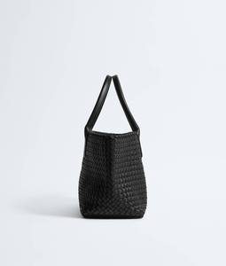 2026 New Bottega BV New Womens Handwoven Tote <b>Bag</b> Mini Basket Handbag <b>Soft</b> <b>Leather</b> Large Capacity <b>Bag</b> Daily Versatile Veneta - Product Image 5