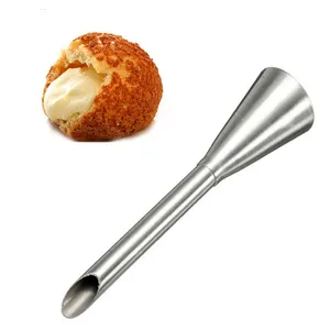 K687 New Thép Không Gỉ Icing Piping Nozzle Cream Beak Pastry Puff Cream Injector Bánh Vòi Phun Baking Tool Bánh Trang Trí Công Cụ