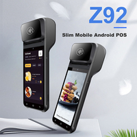 Escáner de Códigos QR de Alto Rendimiento Z92, Lector NFC Móvil Android POS para Recarga de Crédito Telefónico