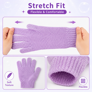 Wholesale Nylon <b>Body</b> <b>Scrubber</b> Bath Glove Custom Logo Exfoliating Gloves Bath Mitt Shower Gift Deep Cleaning Skin - Product Image 3