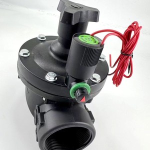 Válvula Solenoide de Riego PgV151 1 Entrada 24V CA Control Manual Eléctrico Flujo de Agua Temperatura Normal Unidireccional - Product Image 5