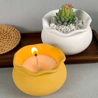 Moule en silicone pour aquarium, pot à bougie, pot de fleurs succulentes, vase, boîte de rangement pour bijoux, écologique, transparent blanc, pour la maison