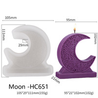 Moule 3D Mandala en forme d'arc en plâtre décoratif pour bougie en résine Moule en silicone pour bougie parfumée pour Eid Mubarak