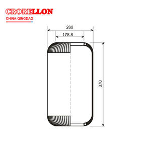 <span class=keywords><strong>Prix</strong></span> usine pièces de suspension de bus fabriquées en Chine <span class=keywords><strong>sac</strong></span> de ressort pneumatique acoustique de vibration V1E26A - Product Image 4