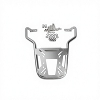 Support de sacoche latérale en acier inoxydable pour moto Haojue Suzuki DL650XT, côté droit, pour échappement