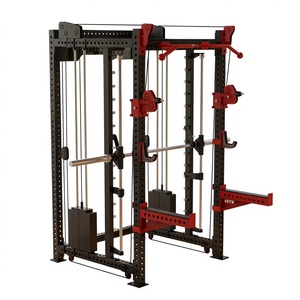 Machine de musculation compacte 2-en-1 à charge libre pour hack squat et leg press, faible MOQ, conception gain de place pour petits studios de fitness - Product Image 1
