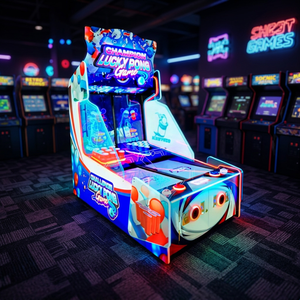 Lucky Pong Arcade Game Machine Luxury 2 Player Coin Operated Electronic Ball Pitching Simulator Jackpot Prize Game For <b>Kids</b> - Product Image 3