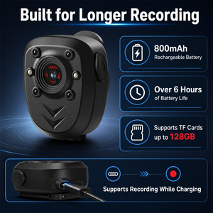 Mini Cámara HD 1080P, Cámara Corporal Portátil, Mini DVR Digital, Cámara DV Pequeña de 10.5MP, Gran Angular de 180°, Compatible con WiFi, 16GB, para Bebés - Product Image 3