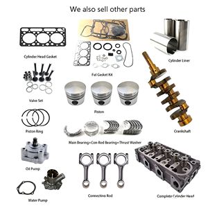 Kit de révision et de réparation de moteur diesel ORIGINAL D7D D7E pour pièces de rechange OEM avec garantie d'un an - Product Image 1