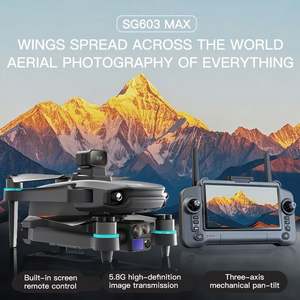 Beast SG603 Max Drones GPS 5G WiFi FPV with 4.5inch Touchable LCD Screen Controller HD Dual <b>Camera</b> <b>Gimbal</b> Obstacle Avoidance - Product Image 6