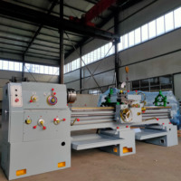 Tour à usage général horizontal de moyenne capacité et haute précision C6140*2000 avec vitesse de broche de 11 à 1400 tr/min et 4 postes à outils