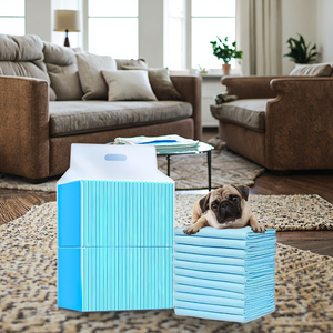 Ventes en gros de coussinets sanitaires jetables pour animaux de compagnie, couches en tissu pour chats et chiens d'intérieur avec du coton et un <span class=keywords><strong>film</strong></span> en PE pour animaux de compagnie - Product Image 1