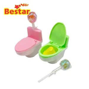 Toilet Candy Toys Lollipop And Gummy Candy China Wholesale Fruit Flavor Popping Candy