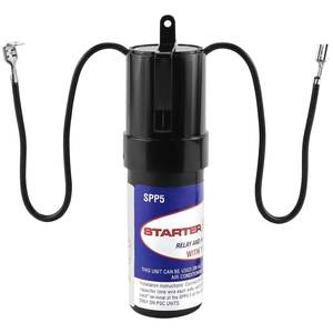 Relé de Capacitor de Arranque Difícil SPP5 para Reemplazo de Aire Acondicionado 115-288V CA, Aumenta el Torque del Compresor en un 300%, de 1/2 a 10 HP. - Product Image 1