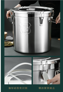 ถังเก็บอาหารแห้ง DFC98 สำหรับขนส่งของเหลว  แบบมีฝาปิดสนิท ทำจากสแตนเลส 304 - Product Image 6