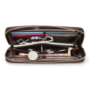 AndoBag Cartera Larga para Hombre, de Cuero Vacuno Genuino, Bolso de Mano Elegante para Negocios - Product Image 4