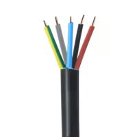 Câble de commande KVVP blindé tressé haute densité en PVC 450/750V, fil de signal en cuivre flexible anti-EMI pour onduleur et machine CNC