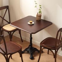 Table à manger de café, style américain moderne rétro, mobilier de restaurant occidental, table et chaises de luxe d'inspiration rétro